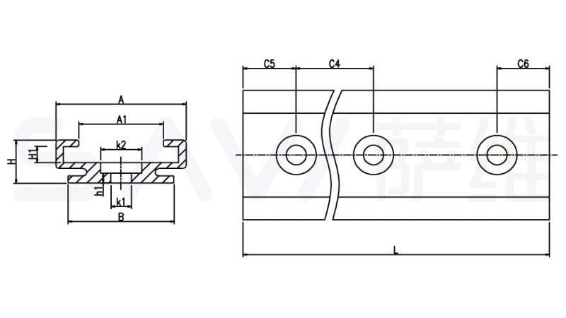 NW06/NR06 导轨与滑块