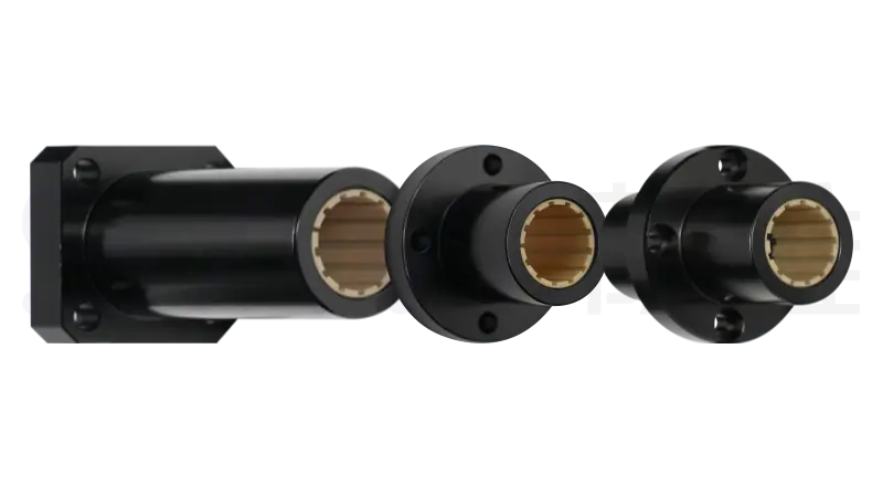 Flanged linear slide bearing